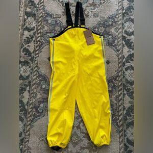 Yellow Kids Bottoms with Suspenders